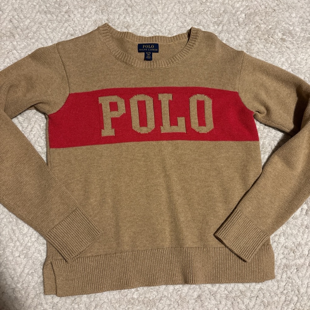Polo by Ralph Lauren Beige Sweater